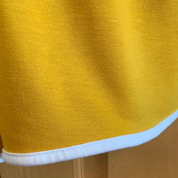 (K250) NWT Wonder Nation Girls XL (14-16) Mustard w/white Trim Romper - Picture 7 of 9